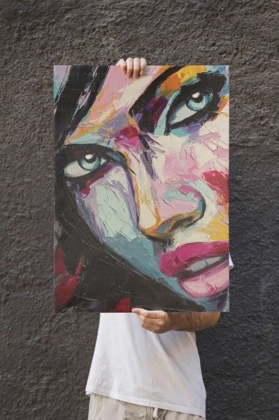 Картина Девушка акварель Posterclub 