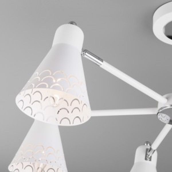 Люстра стельова Strotskis Trina 6x60 Вт E14 білий 70100/6 