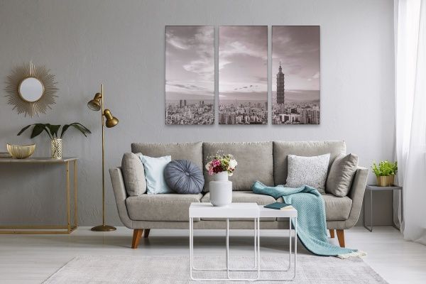 Картина модульная 3 части 40x80 см Промарт ФКМ3*1-096 