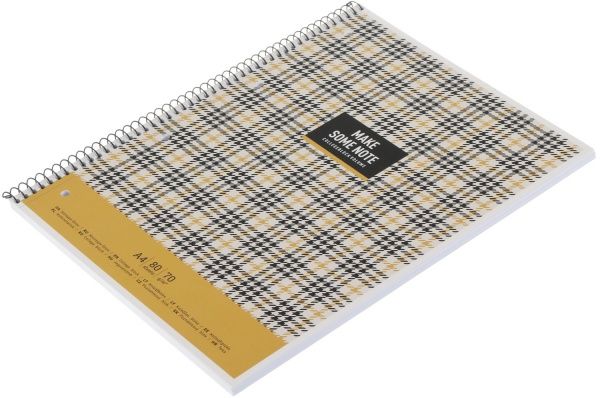 Блокнот А4 80 листов клетка A4-080-6505K Школярик