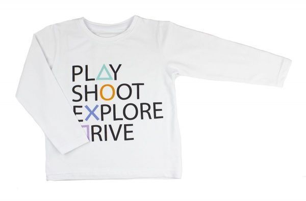 Реглан для хлопчика Luna Kids р.128 білий 