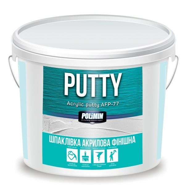 Шпаклевка Polimin акриловая финишная AFР-77