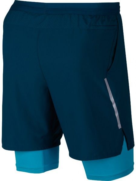 Шорти Nike M NK FLX DSTNCE SHRT 7IN 2IN1 892905-474 р. XL синій