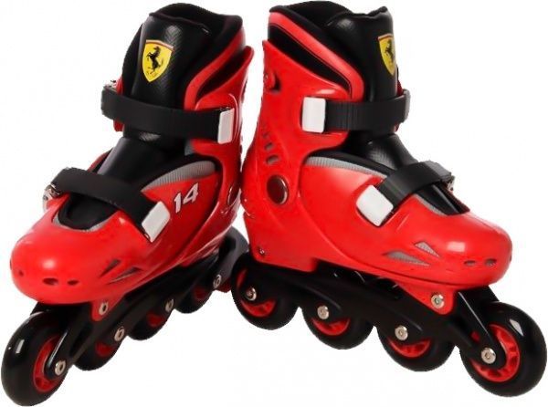 Роликові ковзани Ferrari FK7-BLACK р. 29-32 червоний