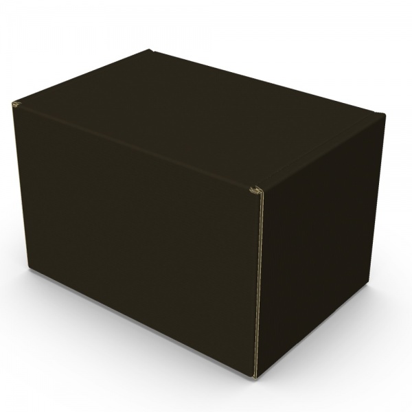 Картонная коробка (Е) + 1 кол. (черный) 147,5x105x100 мм