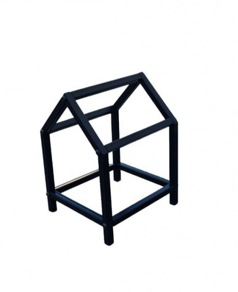 Стелаж металевий чорний 400x300x270 мм фарба 