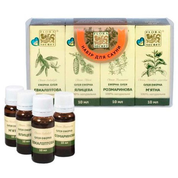 Набор эфирных масел Flora Secret для бані та сауни 40 мл 