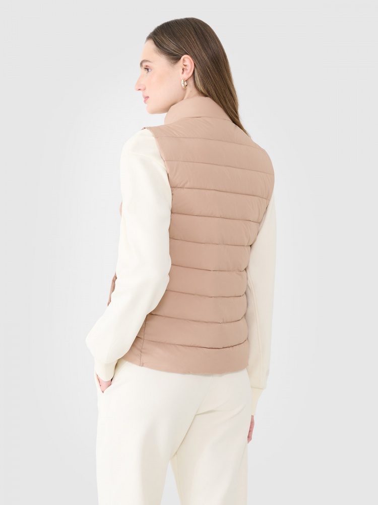 Жилет 4F VEST JACKET F181 4FWSS25TVJAF181-83S р.XS бежевый