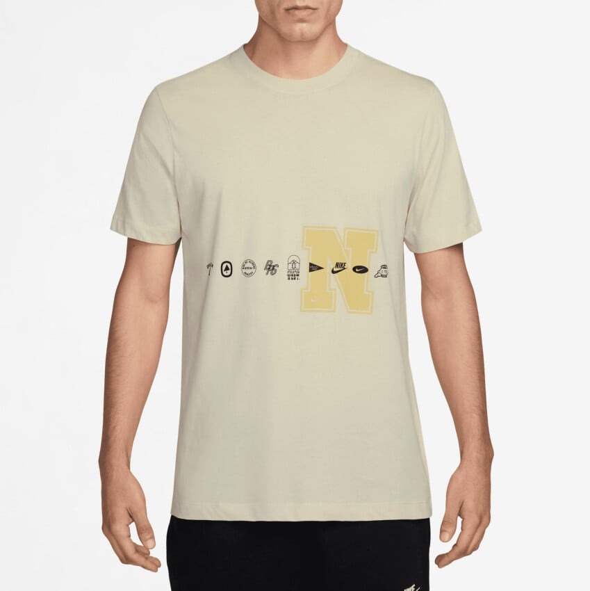 Футболка Nike U NSW TEE STD Celebrate Brand IH1345-229 р.M бежевий