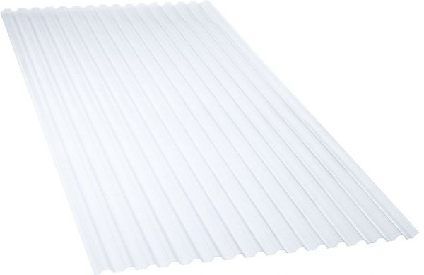 Прозрачный лист ПВХ PALRAM Onduclair 2x0,9м x 0,9мм трапеция