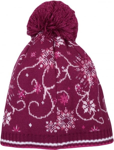 Шапка HUPPA Вязаная FLAKE 2, M р.51-53 бордовый 80510200-94234-00M 