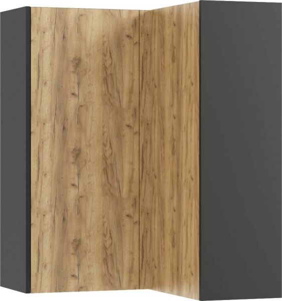 Шафа верхня кутова МС Ідея КРАФТ ВУ 80-80/105/31,6 крафт золотий Грейд