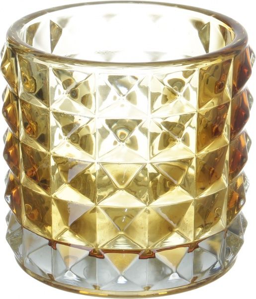 Подсвечник стеклянный 9.8х8.6 см в ассортименте