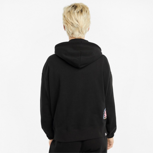 Джемпер Puma Downtown Graphic Hoodie 53167401 р. L черный