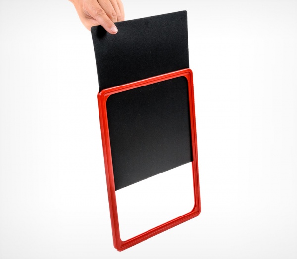 Табличка для нанесения надписей меловым маркером ВВ А1 черная