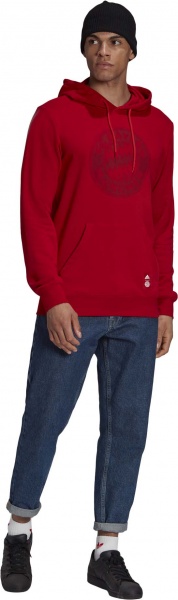 Джемпер Adidas FCB HD GR0681 р. M червоний