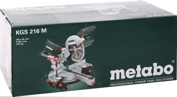 Пила торцювальна Metabo KGS 216 M