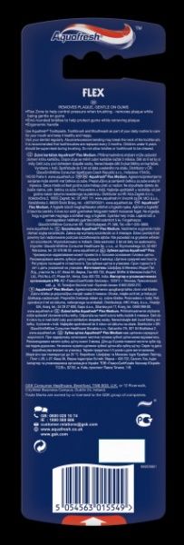 Зубная щетка Aquafresh Flex 3 шт. средней жесткости 3 шт.