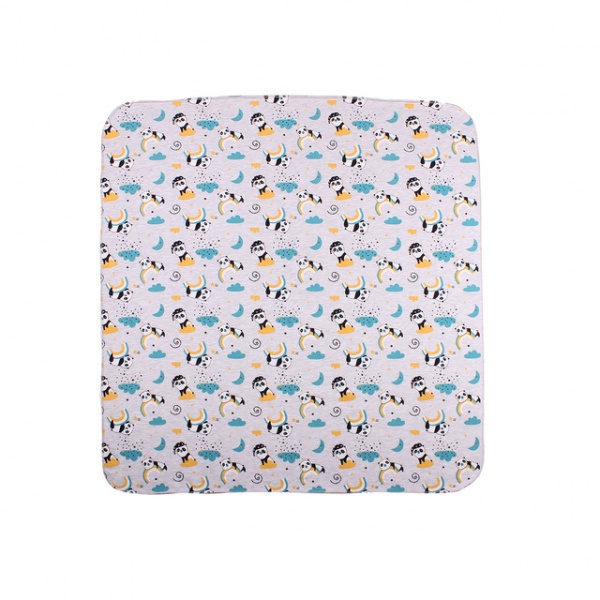 Пеленка Фламинго 90х85 см молочный 421-006