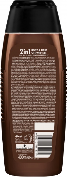 Шампунь-гель для душа Fa 2в1 Coffe Burst Fa Men 400 мл