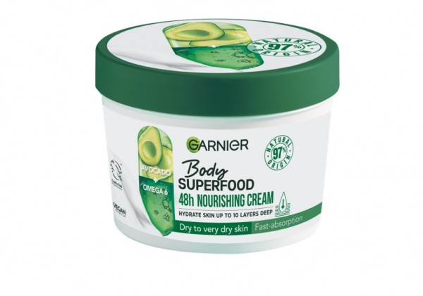 Крем для тіла Garnier Body Superfood Авокадо для сухої та дуже сухої шкіри тіла 380 мл