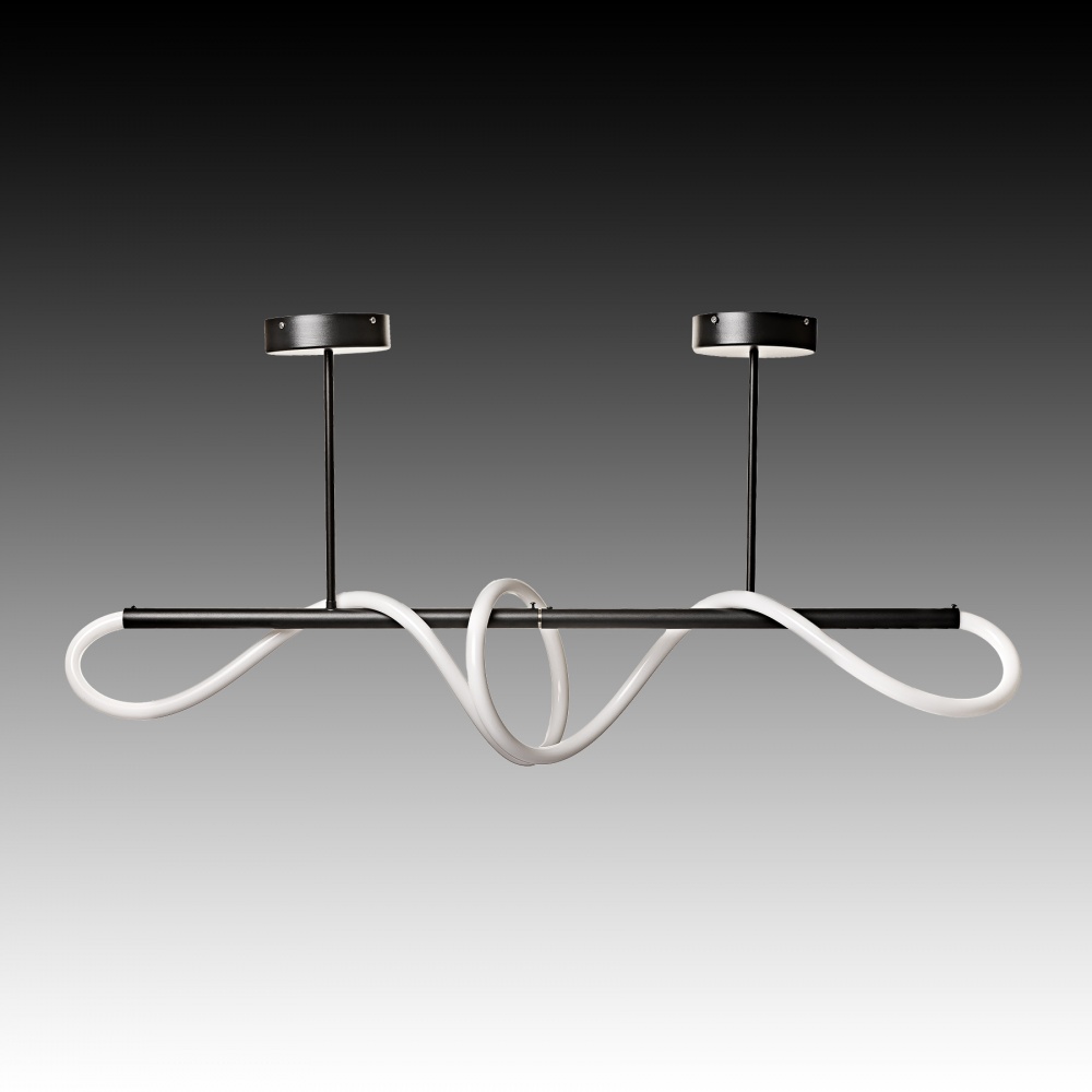 Люстра светодиодная Berger 1x50 Вт LED-модуль черный 7004-PL-50 Black