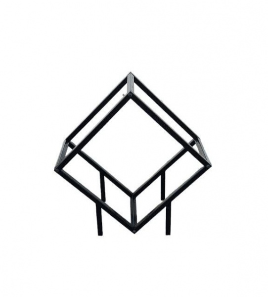 Стеллаж металлический черный 600x300xкраска 