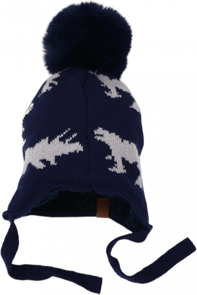 Комплект шапка + шарф HW для мальчиков р.48-50 темно-синий