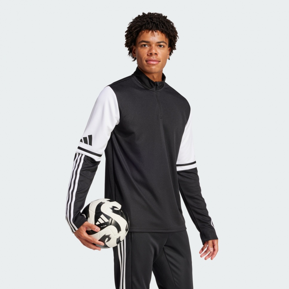 Джемпер Adidas SQ25 TR TOP BLACK/WHITE JE2767 р.XL черный