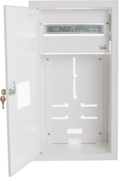 Щит металлический Леокон на 12 модулей внутренний под однофазный счетчик КВ-12-1С