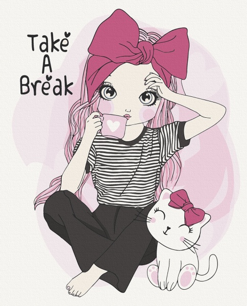 Картина за номерами Візьми паузу 10241-AC 30х38 см ArtCraft 