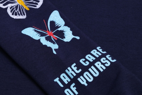 Костюм домашний женский Trio Nora р. M синий 