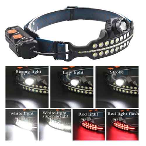 Фонарь налобный Bailong Police BL-W690-LTS+SMD