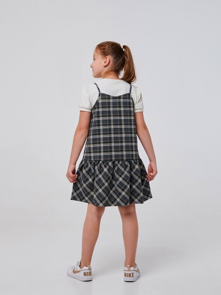 Сарафан для девочек Smil 120362 р.140 серый 120362 