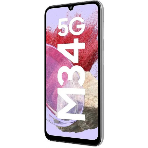 Смартфон Samsung Galaxy M34 5G 8/128GB silver (SM-M346BZSGSEK)