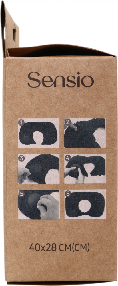 Подушка дорожная Silky Blue Sensio 40x28 см синий