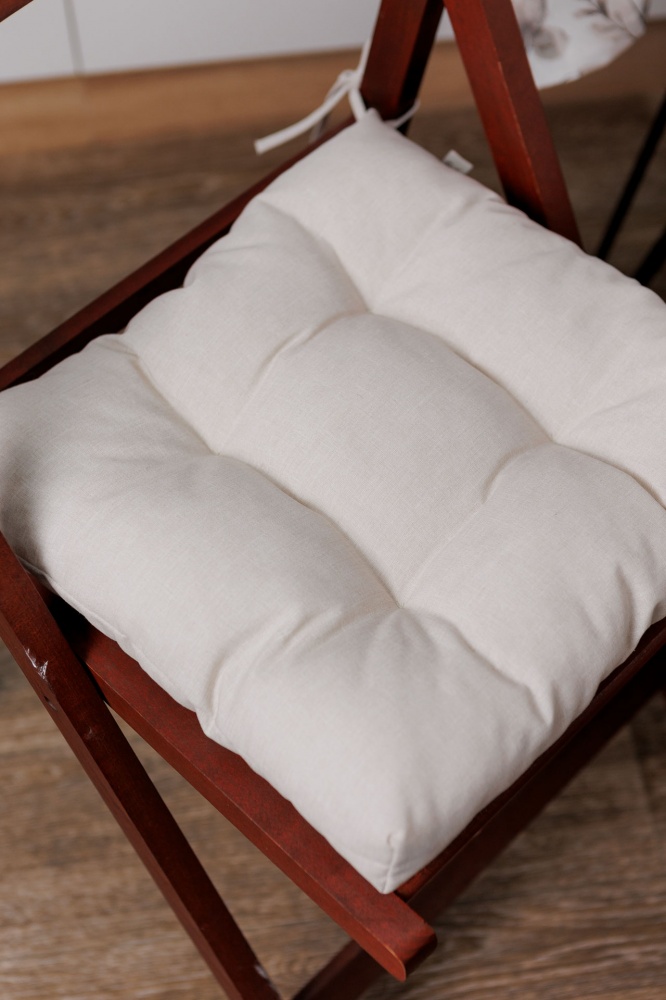 Подушка на стілець Шанталь бежева 40х40 см La Nuit