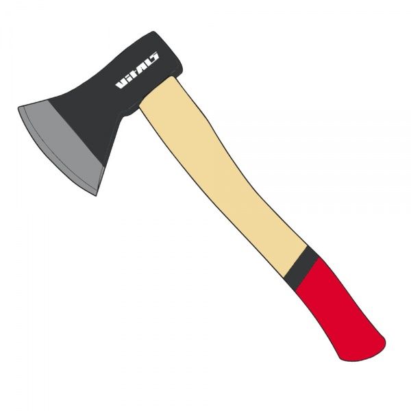 Сокира Vitals дерев'яна ручка A1-43W