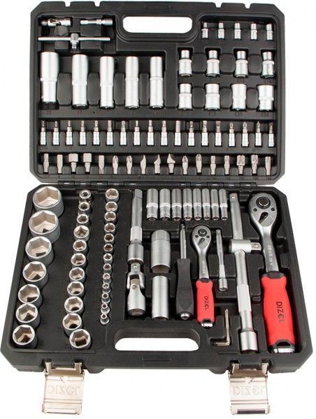 Набор ручного инструмента DIZEL профессиональный, DZ-108, 1/2-1/4