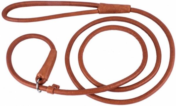 Поводок-удавка WAUDOG Soft круглый 1х135 см коричневый