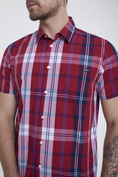 Рубашка BigStar ISHAAN 141743604 р. L бордовый