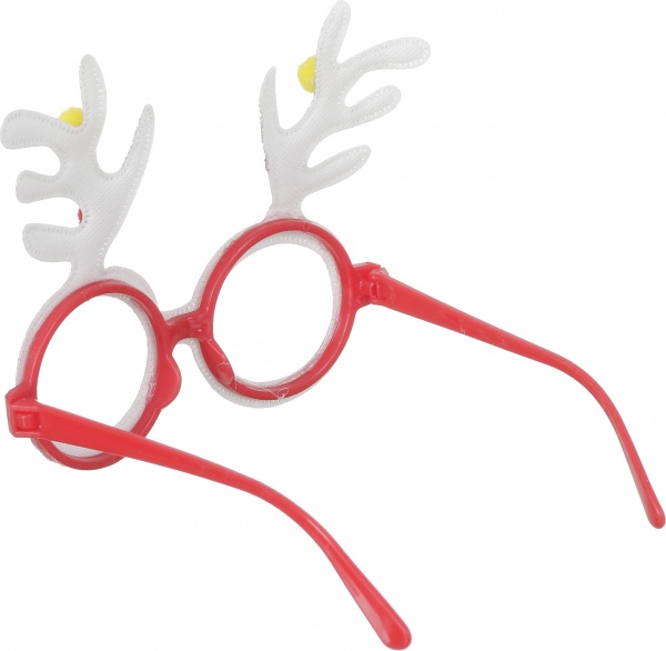 Очки с рогами оленя 12х1х14 см в ассортименте