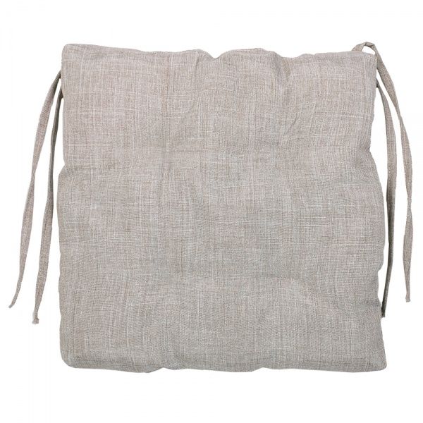 Подушка на стул Гавана квадратная 36х36х5 коричневая