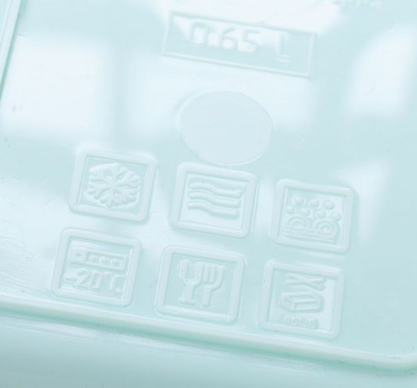 Контейнер Фіеста 650 мл л прямокутний салатовий Алеана