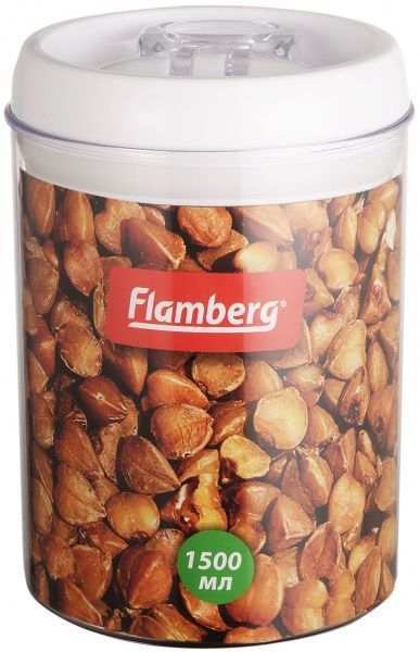 Банка для сипучих Intra Round XL 1700 мл Flamberg