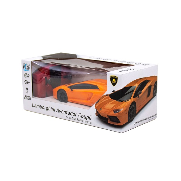 Машинка Lamborghini Aventador LP 700-4 (1:24, 2.4Ghz, оранжевый) 1:24 124GLBO