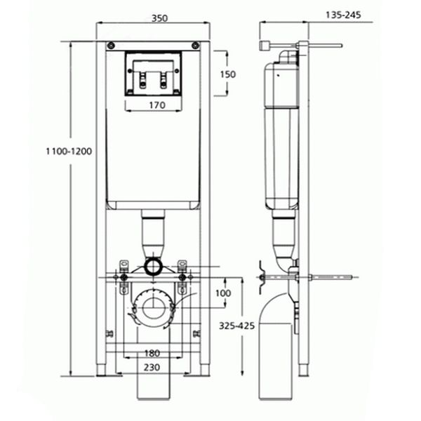 Инсталляционная система Ideal Standard W3710АА