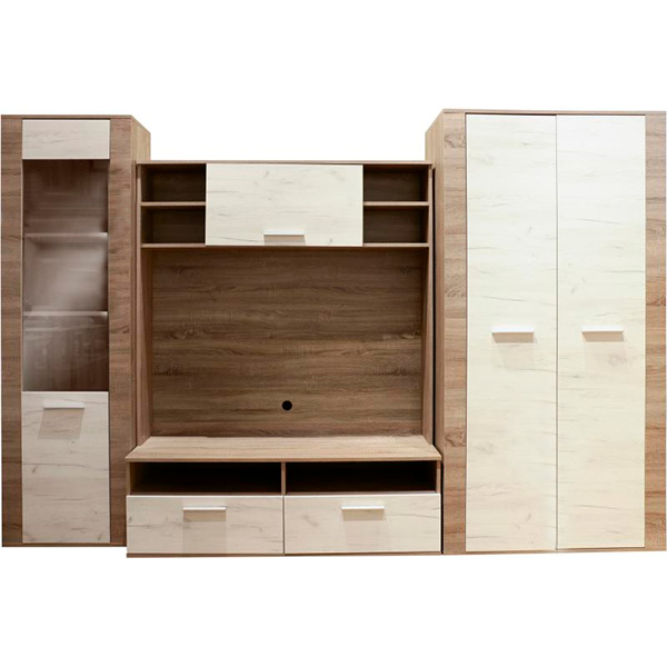 Стінка Венеція 2900х1940х558 дуб сонома трюфель 