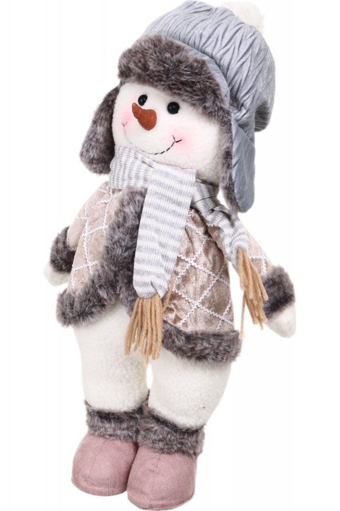 Декорация новогодняя Снеговик пузатик что стоит в ассортименте YH21804 58 см