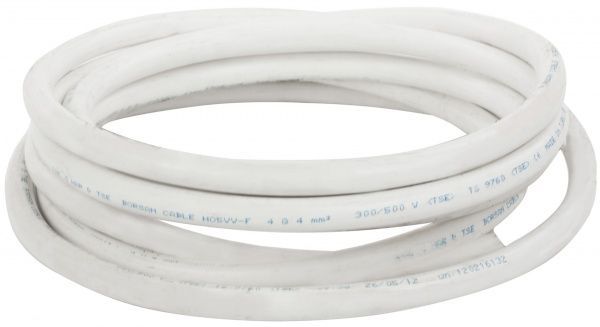 Кабель силовий багатожильний Borsan ПВС 4х4,0 мідь 